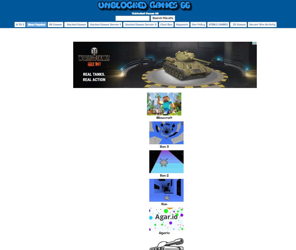unblocked games websites 66