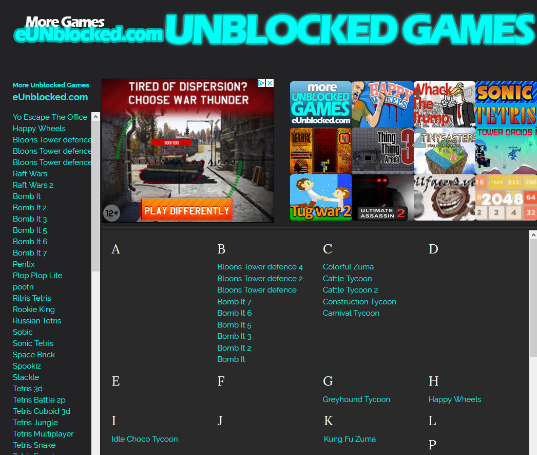 unblocked games websites 76